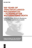 Esther Heinrich-Ramharter, Alois Pichler, Friedrich Stadler - 100 Years of 'Tractatus Logico-Philosophicus' - 70 Years after Wittgenstein's Death