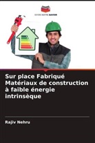 Rajiv Nehru - Sur place Fabriqu&eacute; Mat&eacute;riaux de construction &agrave; faible &eacute;nergie intrins&egrave;que
