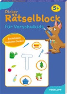 Christine Thau, Christine Thau - Dicker R&auml;tselblock f&uuml;r Vorschulkids. Buchstaben, Logisches Denken