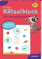 Christine Thau, Christine Thau - Dicker R&auml;tselblock f&uuml;r Vorschulkids. Erste Zahlen, Farben, Formen