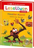 Suzanne Lang, Max Lang, Loewe Erstleseb&uuml;cher, Loewe Erstleseb&uuml;cher - Lesel&ouml;wen 1. Klasse - Jim ist mies drauf - Haustier-Alarm!