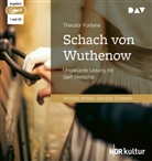 Theodor Fontane, Gert Westphal - Schach von Wuthenow, 1 Audio-CD, 1 MP3 (Audio book)