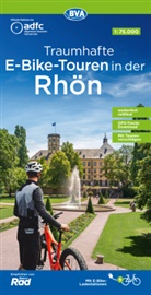 Allgemeiner Deutscher Fahrrad-Club e.V. (ADFC), Bike, BVA BikeMedia GmbH, Allgemeiner Deutscher Fahrrad-Club e V (ADFC - ADFC-Regionalkarte Traumhafte E-Bike-Touren in der Rh&ouml;n, 1:75.000, mit Tagestourenvorschl&auml;gen, rei&szlig;- und wetterfest, GPS-Tracks-Download