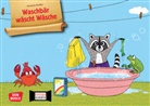 Susanne Stra&szlig;er, Susanne Stra&szlig;er - Waschb&auml;r w&auml;scht W&auml;sche. Kamishibai Bildkartenset