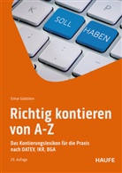 Elmar Goldstein - Richtig kontieren von A-Z