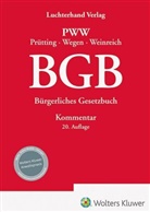 Hanns Pr&uuml;tting, Gerhard Wegen, Gerd Weinreich - BGB - Kommentar