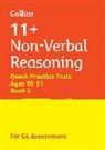 Collins 11+ - 11+ Non Verbal Reasoning Quick Practice Tests Age 10 11 Year 6 Book