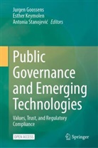 Jurgen Goossens, Esther Keymolen, Antonia Stanojevic, Antonia Stanojević - Public Governance and Emerging Technologies