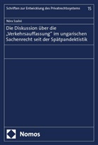 N&oacute;ra Szab&oacute; - Die Diskussion &uuml;ber die "Verkehrsauffassung" im ungarischen Sachenrecht seit der Sp&auml;tpandektistik