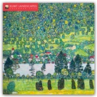 Flame Tree Publishing - Klimt Landscapes Wall Calendar 2026 (Art Calendar)