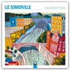Flame Tree Publishing - Liz Somerville Wall Calendar 2026 (Art Calendar)