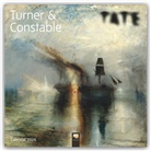 Flame Tree Publishing - Tate: Turner & Constable Wall Calendar 2026 (Art Calendar)