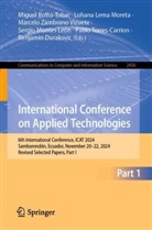 Miguel Botto-Tobar, Benjamin Durakovic, Lohana Lema Moreta, Sergio Montes Le&oacute;n, Pablo Torres-Carrion, Marcelo Zambrano Vizuete... - International Conference on Applied Technologies