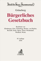 J&uuml;rgen Ellenberger, Isabell G&ouml;tz u a - B&uuml;rgerliches Gesetzbuch. BGB