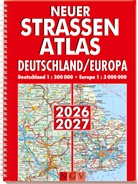 Neuer Stra&szlig;enatlas Deutschland/Europa 2026/2027