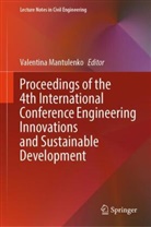 Valentina Mantulenko - Proceedings of the 4th International Conference Engineering Innovations and Sustainable Development