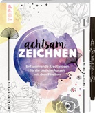 frechverlag - Achtsam zeichnen. Kreativbuch zum Reinzeichnen inkl. Fineliner!