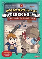 Woobin Choi, Yeon-Jong Kim, Woobin Choi, Renate Seo, Ullmann Medien - Manhwa f&uuml;r Kids: Sherlock Holmes (Band 1) - Eine Studie in Scharlachrot