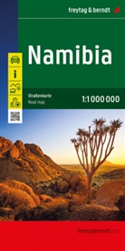 freytag &amp; berndt, freytag &amp; berndt - Namibia, Stra&szlig;enkarte 1:1.000.000, freytag & berndt