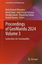 Indra Prasad Acharya, Netra Prakash Bhandary, Dhundi Raj Pathak, Indra Prasad Acharya et al, Keshab Sharma, Mandip Subedi... - Proceedings of GeoMandu 2024 Volume 3