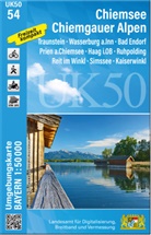 Landesamt f&uuml;r Digitalisierung Breitband un, Breitband und Vermessung Landesamt f&uuml;r Digitalisierung - UK50-54 Chiemsee, Chiemgauer Alpen