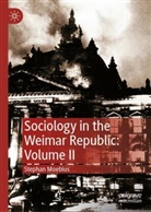 Stephan Moebius - Sociology in the Weimar Republic: Volume II