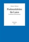 Johannes Ahlmeyer - Psalmenlekt&uuml;re f&uuml;r Laien