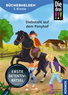 Anne Scheller, Isabelle Metzen - Die drei !!!, B&uuml;cherhelden 2. Klasse, Diebstahl auf dem Ponyhof
