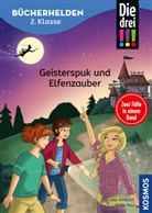 Jule Ambach, Katja Rau - Die drei !!!, B&uuml;cherhelden 2. Klasse, Doppelband, Geisterspuk und Elfenzauber
