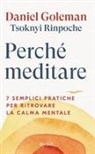 Daniel Goleman, Drubwang (Rinpoche) Tsoknyi - Perch&eacute; meditare. 7 semplici pratiche per ritrovare la calma mentale