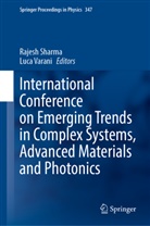 Rajesh Sharma, Varani, Luca Varani - International Conference on Emerging Trends in Complex Systems, Advanced Materials and Photonics