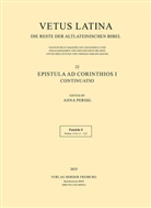 Anna Persig, Anna Persig (Dr.) - Vetus Latina - Epistula ad Corinthios I