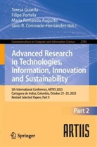 Maria Fernanda Augusto, Jairo R. Coronado-Hern&aacute;ndez, Maria Fernanda Augusto et al, Teresa Guarda, Filipe Portela - Advanced Research in Technologies, Information, Innovation and Sustainability