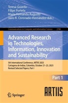 Maria Fernanda Augusto, Jairo R. Coronado-Hern&aacute;ndez, Maria Fernanda Augusto et al, Teresa Guarda, Filipe Portela - Advanced Research in Technologies, Information, Innovation and Sustainability