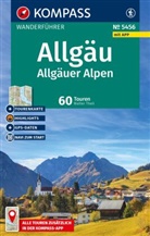 Walter Theil - KOMPASS Wanderf&uuml;hrer Allg&auml;u, Allg&auml;uer Alpen, 60 Touren mit Extra-Tourenkarte