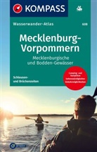 KOMPASS Wasserwanderatlas Mecklenburg-Vorpommern, Mecklenburgische und Bodden-Gew&auml;sser