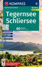 Eugen H&uuml;sler - KOMPASS Wanderf&uuml;hrer Tegernsee, Schliersee, 60 Touren mit Extra-Tourenkarte