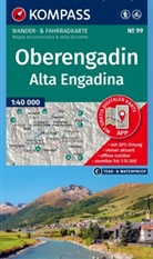 KOMPASS Wanderkarte 99 Oberengadin / Alta Engadina 1:40.000