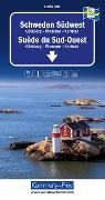K&uuml;mmerly+Frey Regional-Strassenkarte 2 Schweden S&uuml;dwest 1:250.000