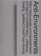 Luis Adrian Borchardt - Anti-Environments