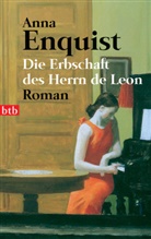 Anna Enquist, Anna (Christa Widlund-Broer) Enquist - Die Erbschaft des Herrn de Leon