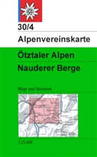 Oesterreichische Alpenverein, &Ouml;sterreichische Alpenverein, &Ouml;sterreichischer Alpenverein, &Ouml;sterreichischer Alpenverein - Alpenvereinskarten: &Ouml;tztaler Alpen - Nauderer Berge