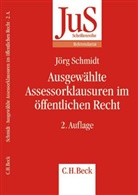 J&ouml;r Schmidt, J&ouml;rg Schmidt - Ausgew&auml;hlte Assessorklausuren im &ouml;ffentlichen Recht