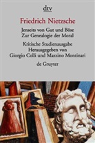 Friedrich Nietzsche, Giorgi Colli, Giorgio Colli, Montinari, Mazzino Montinari - S&auml;mtliche Werke, Kritische Studienausgabe in 15 B&auml;nden - Bd.5: Jenseits von Gut und B&ouml;se. Zur Genealogie der Moral