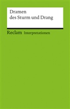 Interpretationen: Dramen des Sturm und Drang. 6 Beitr&auml;ge