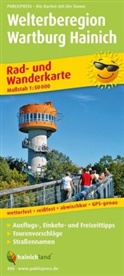 PublicPress Rad- und Wanderkarten: PublicPress Rad- und Wanderkarte Welterberegion Wartburg Heinich