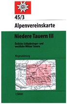 &Ouml;sterreichische Alpenverein, &Ouml;sterreichischer Alpenverein, &Ouml;sterreichischer Alpenverein - Alpenvereinskarten: Niedere Tauern 3. Tl.3