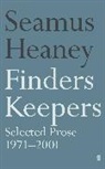 Seamus Heaney, Heaney Seamus - Finders Keepers