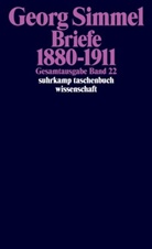 Georg Simmel, Klau Christian K&ouml;hnke, Klaus Christian K&ouml;hnke, Klaus Christian K&ouml;hnke, Rammstedt, Rammstedt... - Gesamtausgabe - 22: Briefe 1880-1911