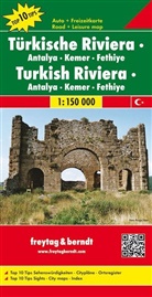 Freytag-Berndt und Artaria KG - Freytag Berndt Autokarte: T&uuml;rkische Riviera - Antalya - Kemer - Fethiye, Autokarte 1:150.000. Turkish Riviera - Antalya, Kemer, Fethiye / T&uuml;rk riiyerasi - Antalya, Kemer, Fethiye / Riviera turque - Antalya, Kemer, Fethiye / Riviera turca - Antalya, Kemer, Fethiye